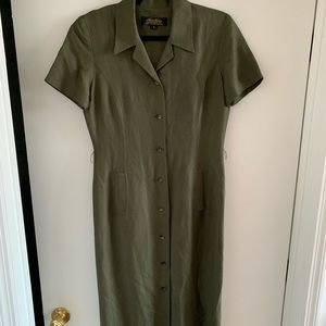 Vintage Linen Maxi Dress